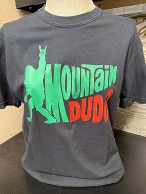 Mountain Dude Tee- Black